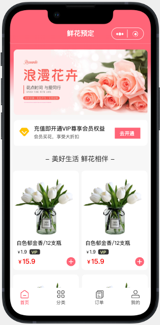 APP首页预览